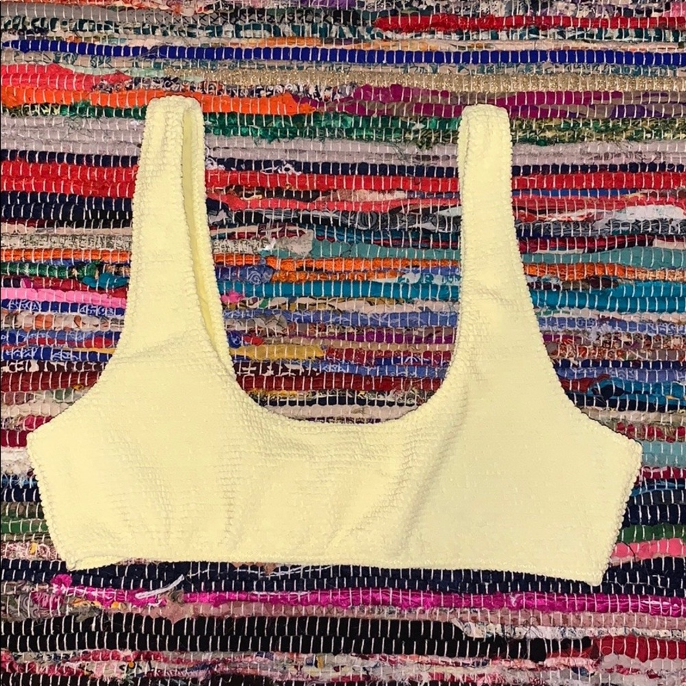 Yellow pacsun bikini top